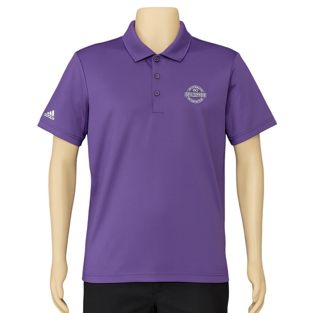 PGA National Palm Beach Resort Golf Polo‎ Shirt Adidas Mens M Performance
